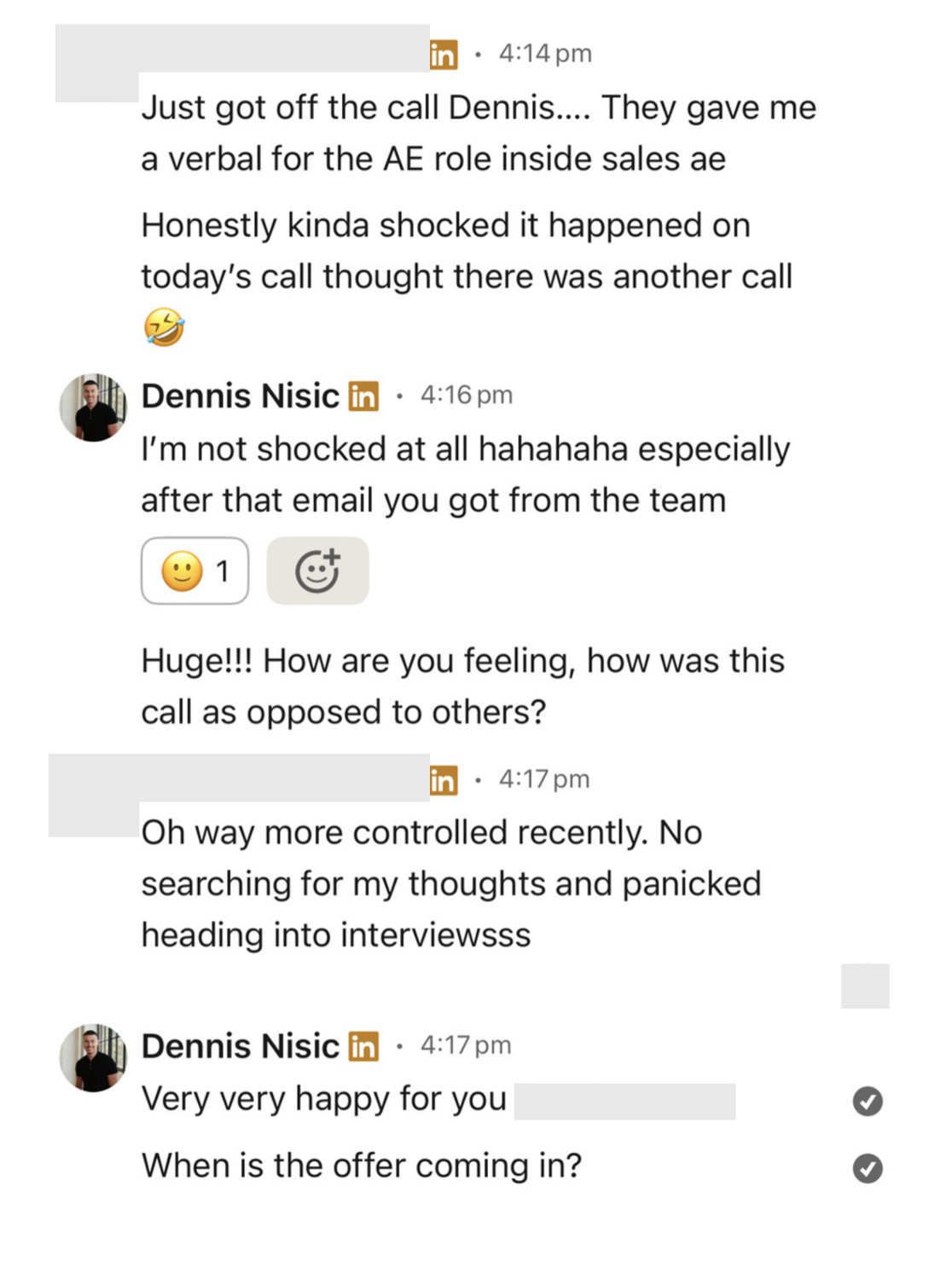 LinkedIn message screenshot 6